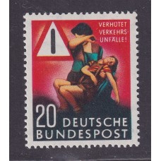 ALEMANIA OCCIDENTAL 1953 Yv 48 ESTAMPILLA COMPLETA NUEVA MINT 22 EUROS